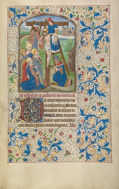 The Deposition by Willem Vrelant